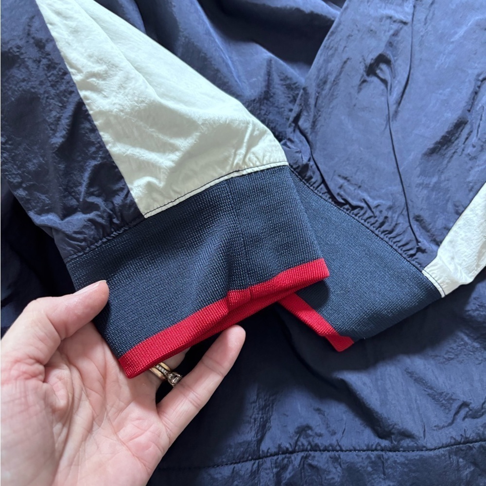 Nike Men’s Archive Half Zip Anorak / Track Jacket Red/Navy/White Size Large - Picture 10 of 16